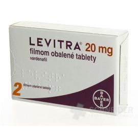 LEVITRA 20 mg filmom obalené tablety