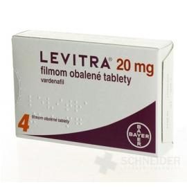 LEVITRA 20 mg filmom obalené tablety