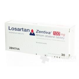 Losartan Zentiva 100 mg filmom obalené tablety