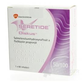 Seretide Diskus 50 mikrogramov/100 mikrogramov