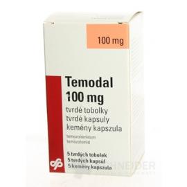 Temodal 100 mg tvrdé kapsuly