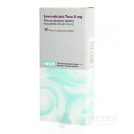 Levocetirizin Teva 5 mg filmom obalené tablety