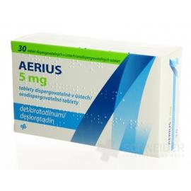 Aerius 5 mg orodispergovateľné tablety