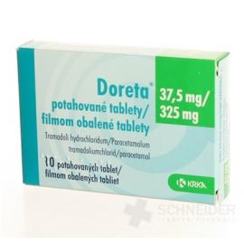 Doreta 37,5 mg/325 mg filmom obalené tablety