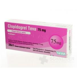 Clopidogrel Teva 75 mg filmom obalené tablety