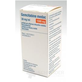 Gemcitabine medac 38 mg/ml prášok na inf. roztok