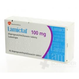 Lamictal 100 mg žuvacie/dispergovateľné tablety