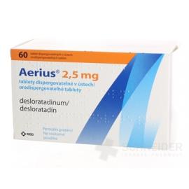 Aerius 2,5 mg orodispergovateľné tablety