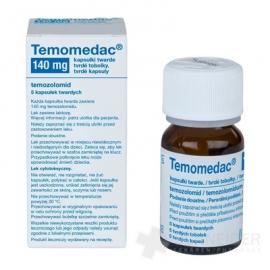 Temomedac 140 mg tvrdé kapsuly
