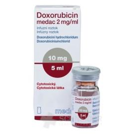 Doxorubicin medac 2 mg/ml infúzny roztok
