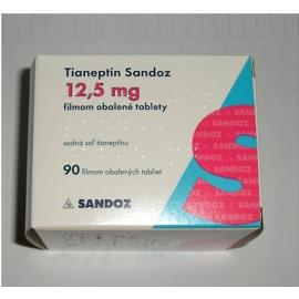Tianeptin Sandoz 12,5 mg filmom obalené tablety