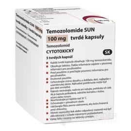 Temozolomide SUN 100 mg tvrdé kapsuly
