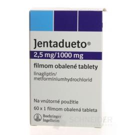 Jentadueto 2,5 mg/1000 mg filmom obalené tablety
