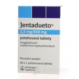 Jentadueto 2,5 mg/850 mg filmom obalené tablety