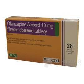 Olanzapine Accord 10 mg filmom obalené tablety