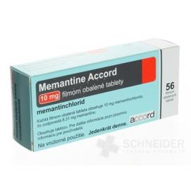 Memantine Accord 10 mg filmom obalené tablety