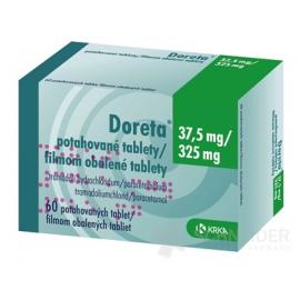 Doreta 37,5 mg/325 mg filmom obalené tablety