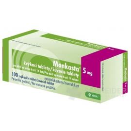Monkasta 5 mg žuvacie tablety