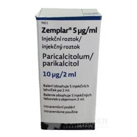 Zemplar 5 mikrogramov/ml injekčný roztok