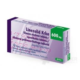 Linezolid Krka 600 mg filmom obalené tablety