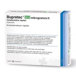 Bupretec 52,5 mikrogramov/h transdermálna náplasť