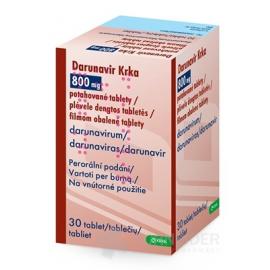 Darunavir Krka 800 mg filmom obalené tablety
