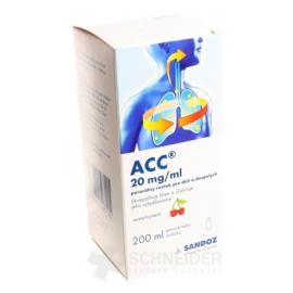 ACC 20 mg/ml perorálny roztok pre deti a dospelých