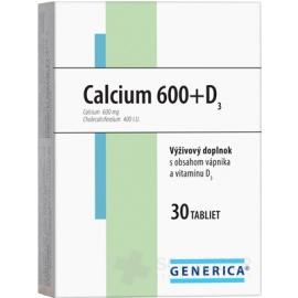 GENERICA Calcium 600+D3