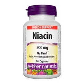 Webber Naturals Niacin 500 mg (nealergický)