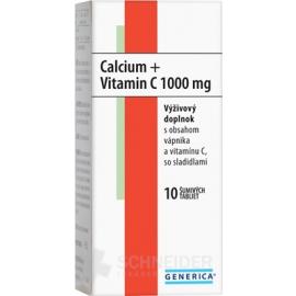 GENERICA CALCIUM + VITAMIN C 1000 mg