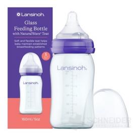 Lansinoh Sklenená dojčenská fľaša