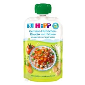 HiPP BIO Zeleninové rizoto, kuracie mäso s hráškom