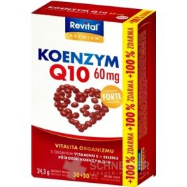 Revital KOENZÝM Q10 60 mg+VITAMÍN E+SELÉN FORTE