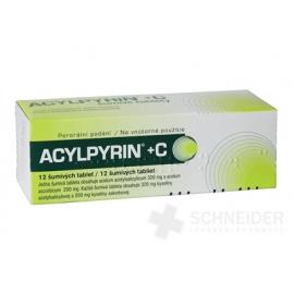 ACYLPYRIN s vitamínom C 320 mg/200 mg šumivé tablety, 12 tbl
