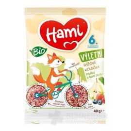 Hami BIO Ryžové kolieska hruška a lesné plody
