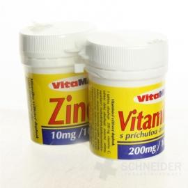 VITAMAX ZINOK 10MG + VITAMÍN C 200MG