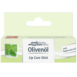 Olivenöl olivová tyčinka na pery s mätovým olejom 4,8g