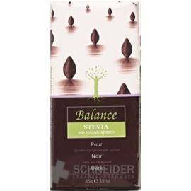 BALANCE HORKÁ ČOKOLÁDA SO SLADIDLOM ZO STÉVIE