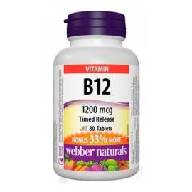 Webber Naturals Vitamín B12 1200 mcg