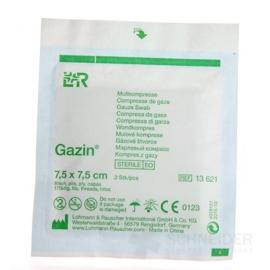 GAZIN KOMPRESY GÁZOVÉ STERILNÉ 7,5x7,5 cm