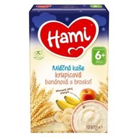 Hami mliečna kaša krupicová banánová s broskyňou