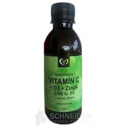 Zdravý svet Lipozomálny VITAMÍN C + D3 + Zinok