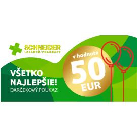 Narodeninový darčekový poukaz v hodnote 50€