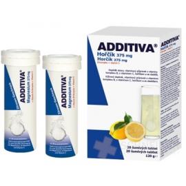 ADDITIVA Horčík 375 mg + B-Komplex + Vitamín C