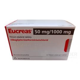 Eucreas 50 mg/1000 mg filmom obalené tablety