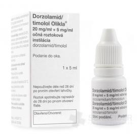 Dorzolamid/timolol Olikla 20 mg/ml+5 mg/ml