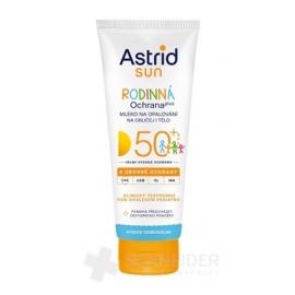 ASTRID SUN Rodinné mlieko na opaľovanie OF 50+