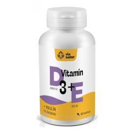 Via natur Vitamín D3+E+Inulín