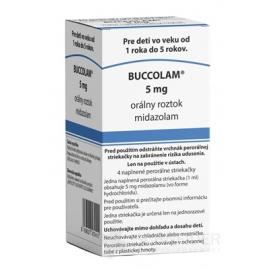 BUCCOLAM 5 mg orálny roztok