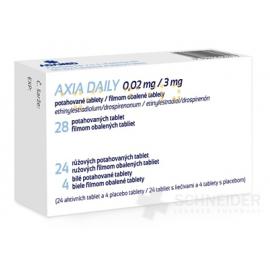 AXIA DAILY 0,02 mg/3 mg filmom obalené tablety
